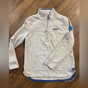 Vineyard Vines Heathered Pouch Pocket Shep Shirt